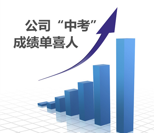公司“中考”成績(jī)單喜人